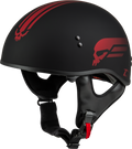 Matte Black/Red