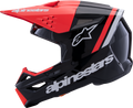 Gloss Black/Red Fluo/White