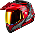 Black/Grey/Red Metallic